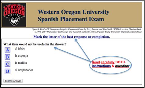 Ku spanish placement test - i don’t have a chart but i know it’s out of 1000 and ~900-1000 is considered native level. for example, there’s a study abroad program completely in spanish for a semester that requires a placement score of 931 and above or completion of …